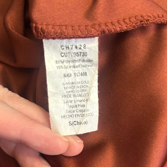 Chocolate Rust Brown Bodysuit - Picture 5 of 5